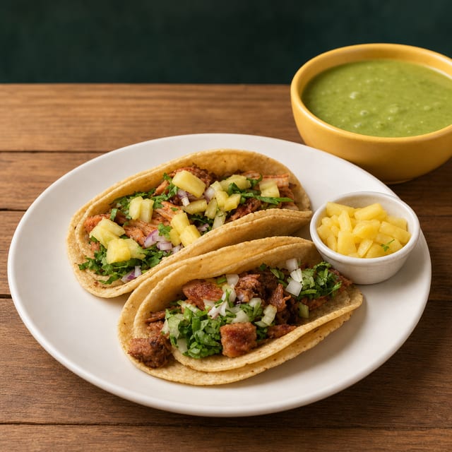#2- 2 Tacos + Soup, Side, or Drink.