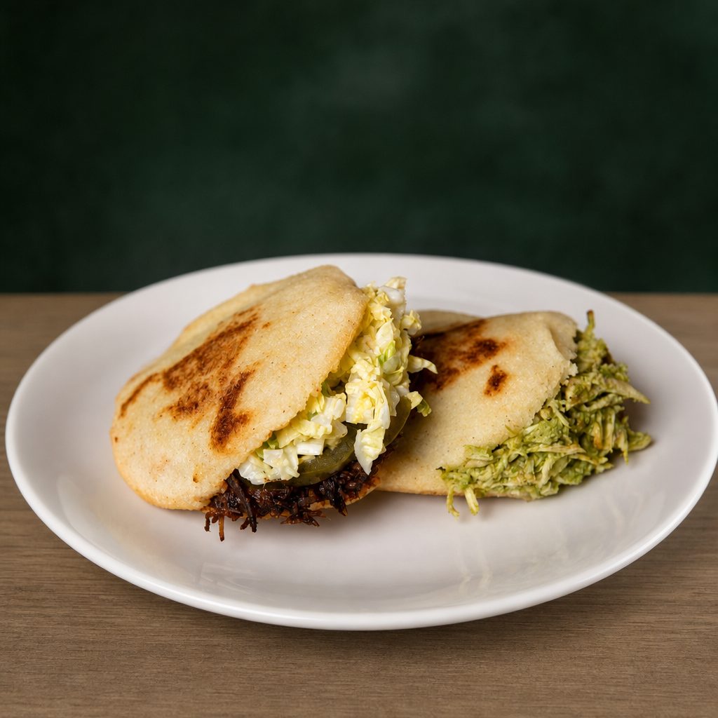 Choose Your 2 Arepas.