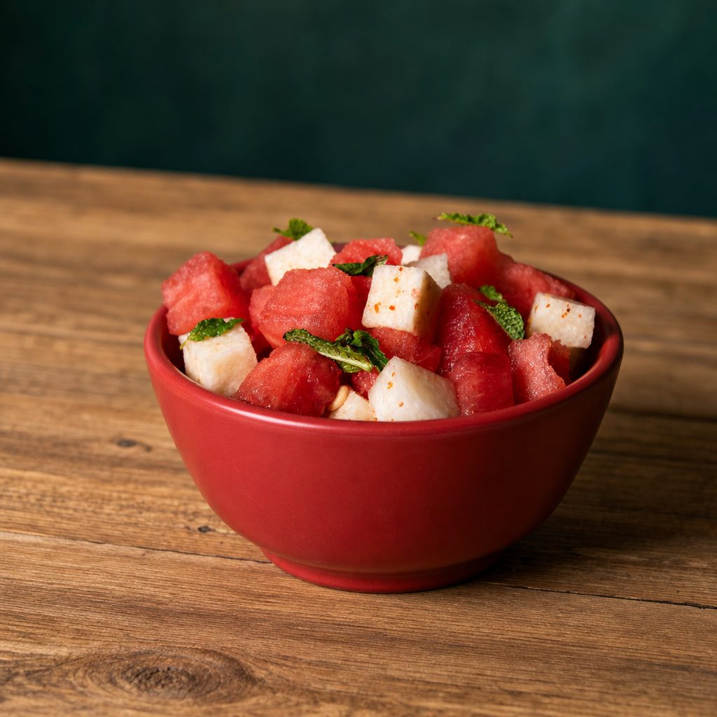 Watermelon & Jicama Salad.