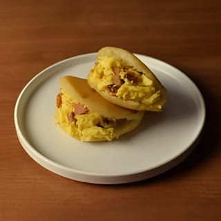 Egg, Cheese, and Chorizo Arepas