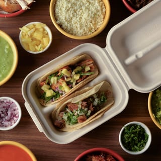 #2- 2 Tacos + soup, side, or drink