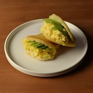 Egg, Cheese, and Avocado Arepas